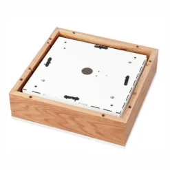 Wohnzimmerlampen|Glaslampen*Lamkur Natürliche Deckenlampe Eiche Glas L:31 cm E27 2-flmg