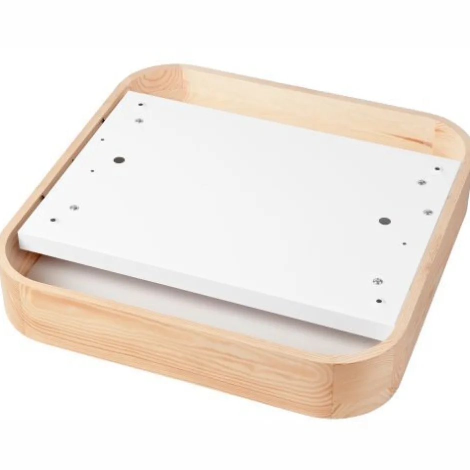 Lamkur Natürliche Deckenlampe Pinie Glas B:45 cm E27 4-flmg< Wohnzimmerlampen|Glaslampen