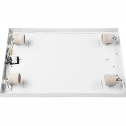 Lamkur Natürliche Deckenlampe Pinie Glas B:45 cm E27 4-flmg< Wohnzimmerlampen|Glaslampen