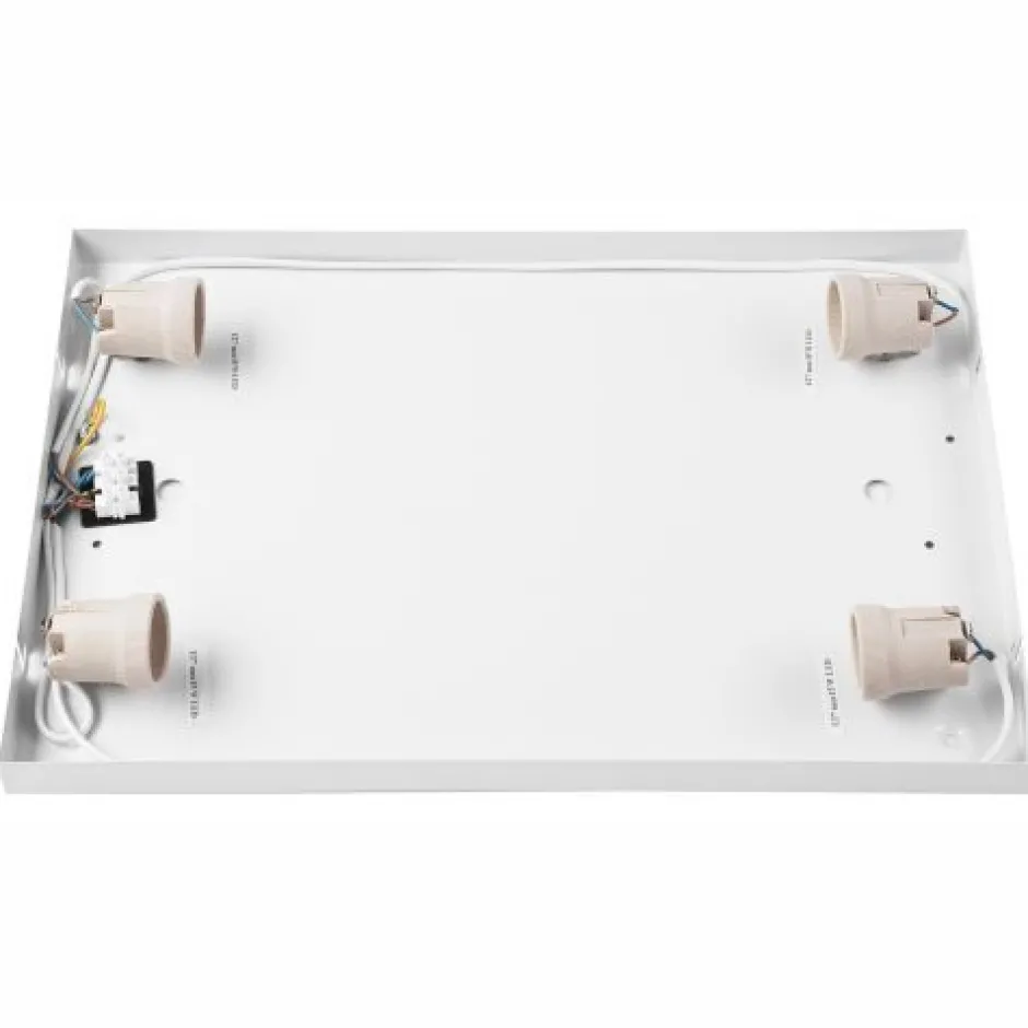 Lamkur Natürliche Deckenlampe Pinie Glas B:45 cm E27 4-flmg< Wohnzimmerlampen|Glaslampen