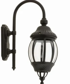 Lido Nostalgische Außenlampe Wandleuchte AILEAN Schwarz IP23< Außenwandleuchten|Rustikale Lampen
