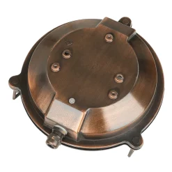 Rustikale Lampen|Metall Lampen*Lido Outdoor Wandleuchte Messing Maritim Ø 21 cm E27 IP64