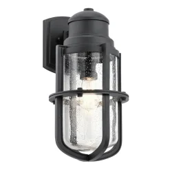 Außenleuchten Antik|Außenwandleuchten*Elstead Outdoor Wandleuchte Schwarz IP44 Maritim LERA