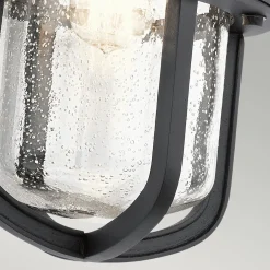 Außenleuchten Antik|Außenwandleuchten*Elstead Outdoor Wandleuchte Schwarz IP44 Maritim LERA