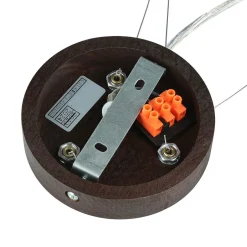 Lamkur Pendel Hängelampe Holzleuchte Braun Esszimmer rund< Hängelampen|Esszimmer Lampen