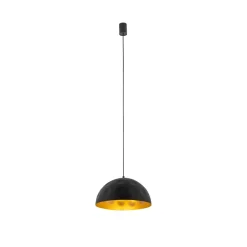 Nowodvorski Pendelleuchte Ø 33 cm E27 in Schwarz Gold matt< Schlafzimmer Lampen|Feuchtraumleuchten