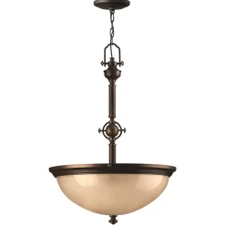 Elstead Pendelleuchte ANABELL 7 Bronze kürzbar Ø53cm Lampe< Hängelampen|Industrie Lampen
