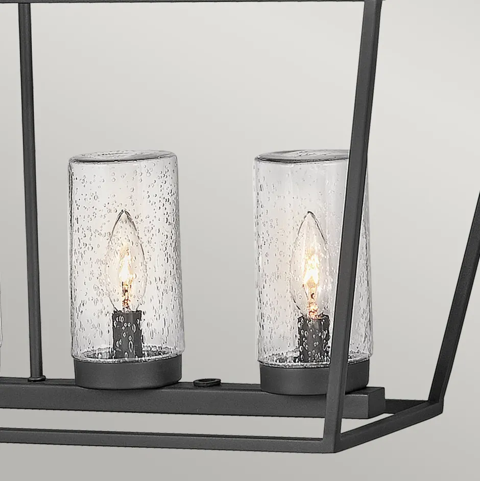 Elstead Pendelleuchte außen 101,6 cm lang E14 IP44 Schwarz Vintage< Metall Lampen|Vintage Lampen