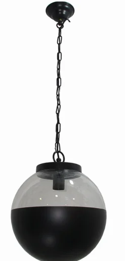 Kugellampen|Vintage Lampen*Lido Pendelleuchte Außen IP44 rund Kugel Schirm E27 MELANTHA