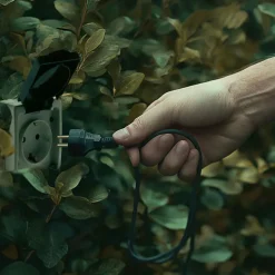 Newgarden Pendelleuchte außen IP54 Seil Lampenschirm E27 Ø 30 cm Grün< Metall Lampen|Hängeleuchten Außen