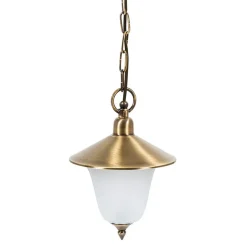 Lido Pendelleuchte Außen Messing Glas IP23 Rustikal< Metall Lampen|Messinglampen