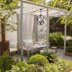 Elstead Pendelleuchte außen Metall Glas 3x E14 IP44 Ø 41 cm< Kugellampen|Rustikale Lampen