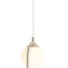ALDEX Pendelleuchte Beige Metall Glas L:18,5 cm E14 2-flammig< Hängelampen|Bürolampen