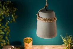 Invicta Interior Pendelleuchte Beton Ø18cm Esszimmer Wohnzimmer< Hängelampen|Esszimmer Lampen