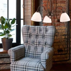 Hängelampen|Esszimmer Lampen*Lamkur Pendelleuchte Braun Metall Esstisch Rustikal 3xE27