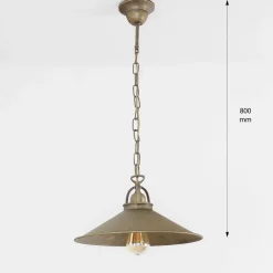 Giovanni Battista Pendelleuchte Bronze Antik Groß Handarbeit< Hängelampen|Esszimmer Lampen