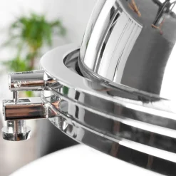 Invicta Interior Pendelleuchte Ø45cm Industrie Wohnzimmerlampe Chrom< Hängelampen|Industrie Lampen