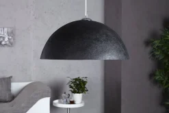 Hängelampen|Esszimmer Lampen*Invicta Interior Pendelleuchte Ø50cm rund Modern Design Gold schwarz