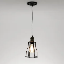 Hängelampen|Esszimmer Lampen*Easylight Pendelleuchte DURHAM in Kupfer E27 Industrial Design