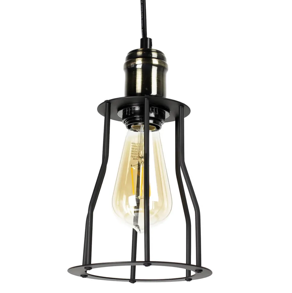 Hängelampen|Esszimmer Lampen*Easylight Pendelleuchte DURHAM in Kupfer E27 Industrial Design