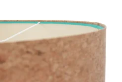 BPS Koncept Pendelleuchte E27 Ø 50 cm rund Kork Lampenschirm< Moderne Lampen|Wohnzimmerlampen