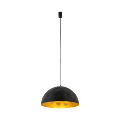 Nowodvorski Pendelleuchte E27 in Schwarz Gold matt Ø 50 cm< Schlafzimmer Lampen|Feuchtraumleuchten
