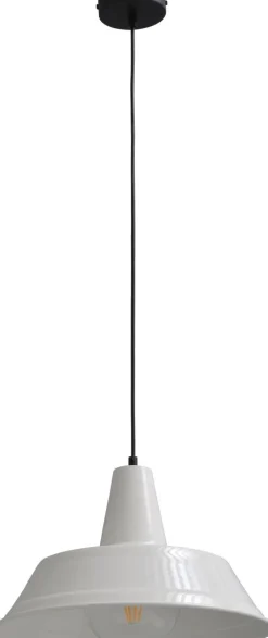 Industrie Lampen|Vintage Lampen*Masterlight Pendelleuchte E27 PRATO Weiß