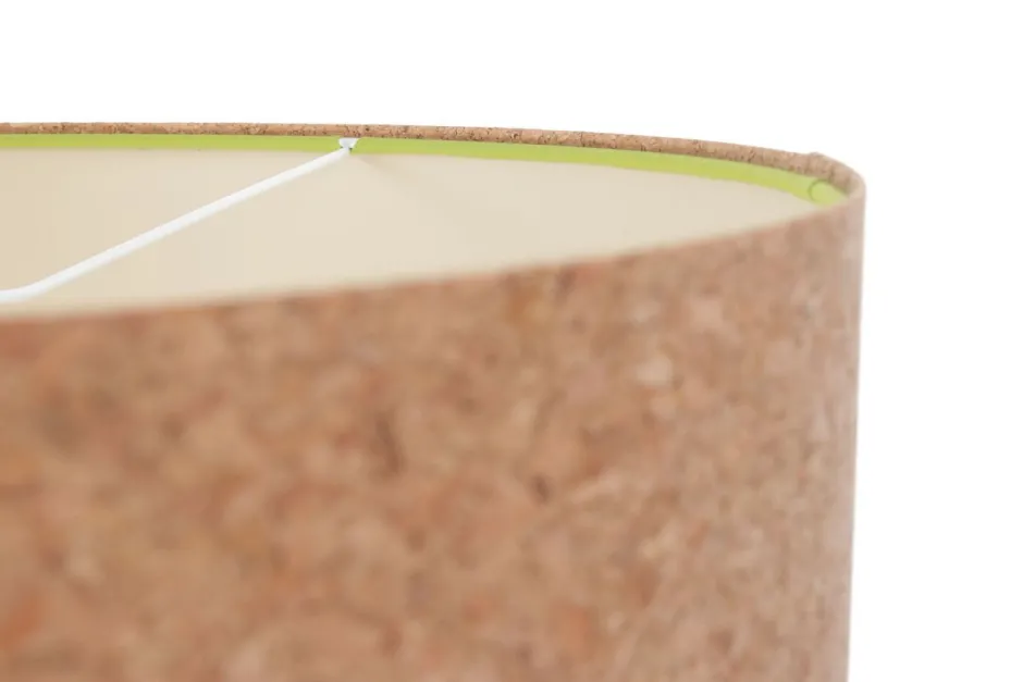 BPS Koncept Pendelleuchte E27 rund Ø 40 cm Kork Modern Boho< Moderne Lampen|Wohnzimmerlampen