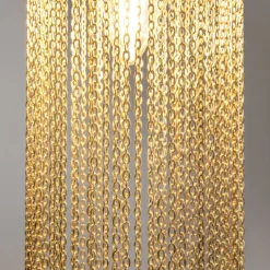 Maytoni Pendelleuchte Edelstahl Stoff E14 Ø 68 cm rund Modern< Hängelampen|Esszimmer Lampen