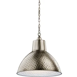 Hängelampen|Esszimmer Lampen*Elstead Pendelleuchte ESRA in Zinn kürzbar Ø47cm Lampe