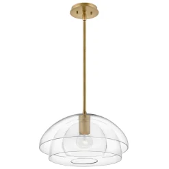 Hängelampen|Bürolampen*Elstead Pendelleuchte Esstisch Glas Ø 40,7 cm H: max. 106,6 cm E27