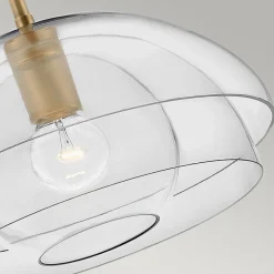 Hängelampen|Bürolampen*Elstead Pendelleuchte Esstisch Glas Ø 40,7 cm H: max. 106,6 cm E27