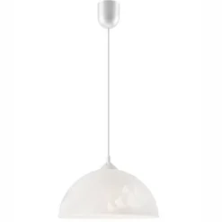 Hängelampen|Esszimmer Lampen*Lamkur Pendelleuchte Esstisch Grau Glas Wohnzimmer Lampe