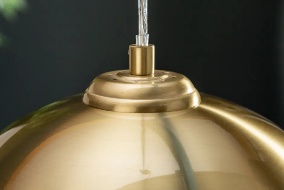 Invicta Interior Pendelleuchte Esstisch in Gold Retro Design MIRRI< Hängelampen|Esszimmer Lampen