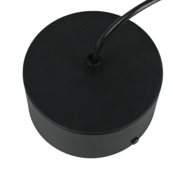 Luminex Pendelleuchte Esstisch Metall rund 40 cm Schwarz Gold< Moderne Lampen|Küchenlampen