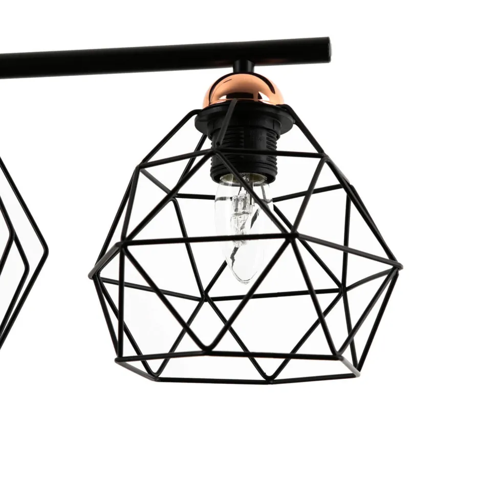 Easylight Pendelleuchte Esstisch Schwarz Drahtgestell Schirm< Designerlampen|Moderne Lampen