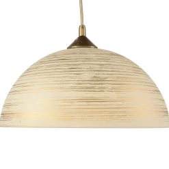 Lamkur Pendelleuchte FERA Gold Retro rund Esstisch< Hängelampen|Esszimmer Lampen
