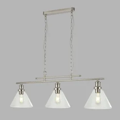 Searchlight Pendelleuchte 3-flammig E27 B: 95 cm Vintage Design< Hängelampen|Esszimmer Lampen