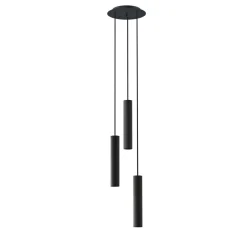 Nowodvorski Pendelleuchte 3-flammig Schwarz E27 Metall Modern verstellbar< Hängelampen|Designerlampen