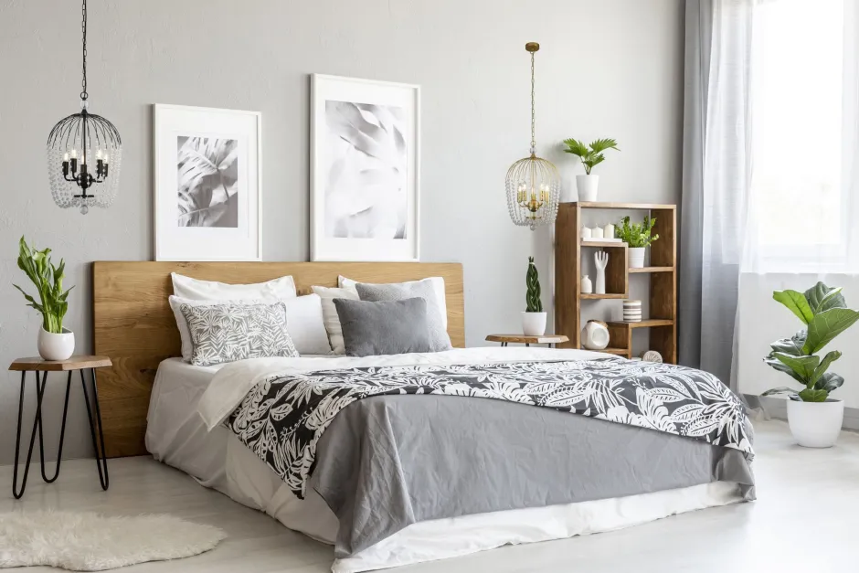 Hängelampen|Esszimmer Lampen*Searchlight Pendelleuchte 5-flammig Schwarz E14 Ø 36 cm Metall Kristall