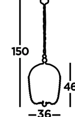 Hängelampen|Esszimmer Lampen*Searchlight Pendelleuchte 5-flammig Schwarz E14 Ø 36 cm Metall Kristall
