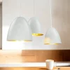 Easylight Pendelleuchte 3-flammig verstellbar Weiß Gold E27< Retro Lampen|Esszimmer Lampen