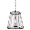 Elstead Pendelleuchte FLOR Nickel Ø41cm Lampe Wohnzimmer< Hängelampen|Moderne Lampen