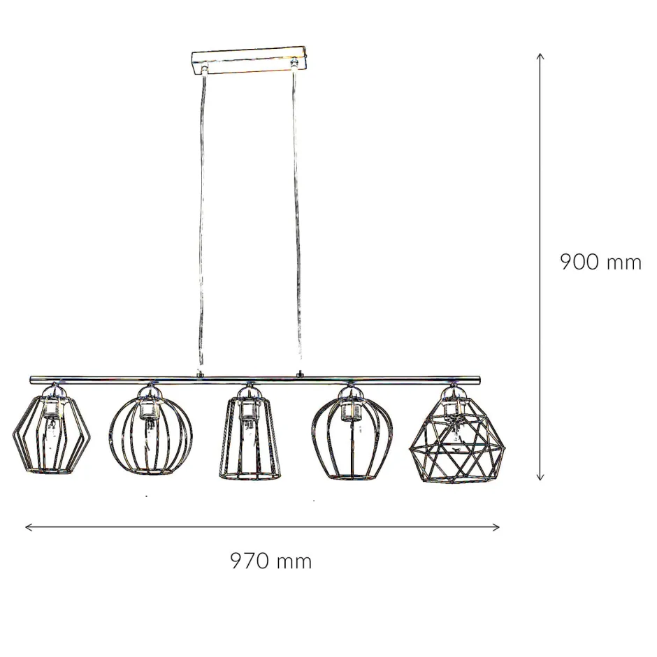 Easylight Pendelleuchte GALAXY in Messing Küche Esszimmer< Hängelampen|Esszimmer Lampen
