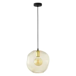 TK Lighting Pendelleuchte Glas Kugelschirm E27 elegant BOSTA< Hängelampen|Esszimmer Lampen