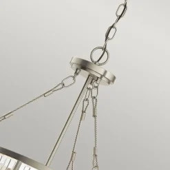 Elstead Pendelleuchte Glas Metall rund Ø 40,6 cm 3x E27 Vintage< Hängelampen|Bürolampen