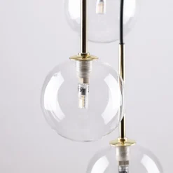 TK Lighting Pendelleuchte Glas Metall H: max. 97 cm verstellbar 7x G9< Hängelampen|Esszimmer Lampen