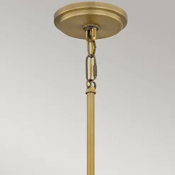 Elstead Pendelleuchte Glas Metall D: 37 cm H: max. 143,9 cm E27< Hängelampen|Esszimmer Lampen