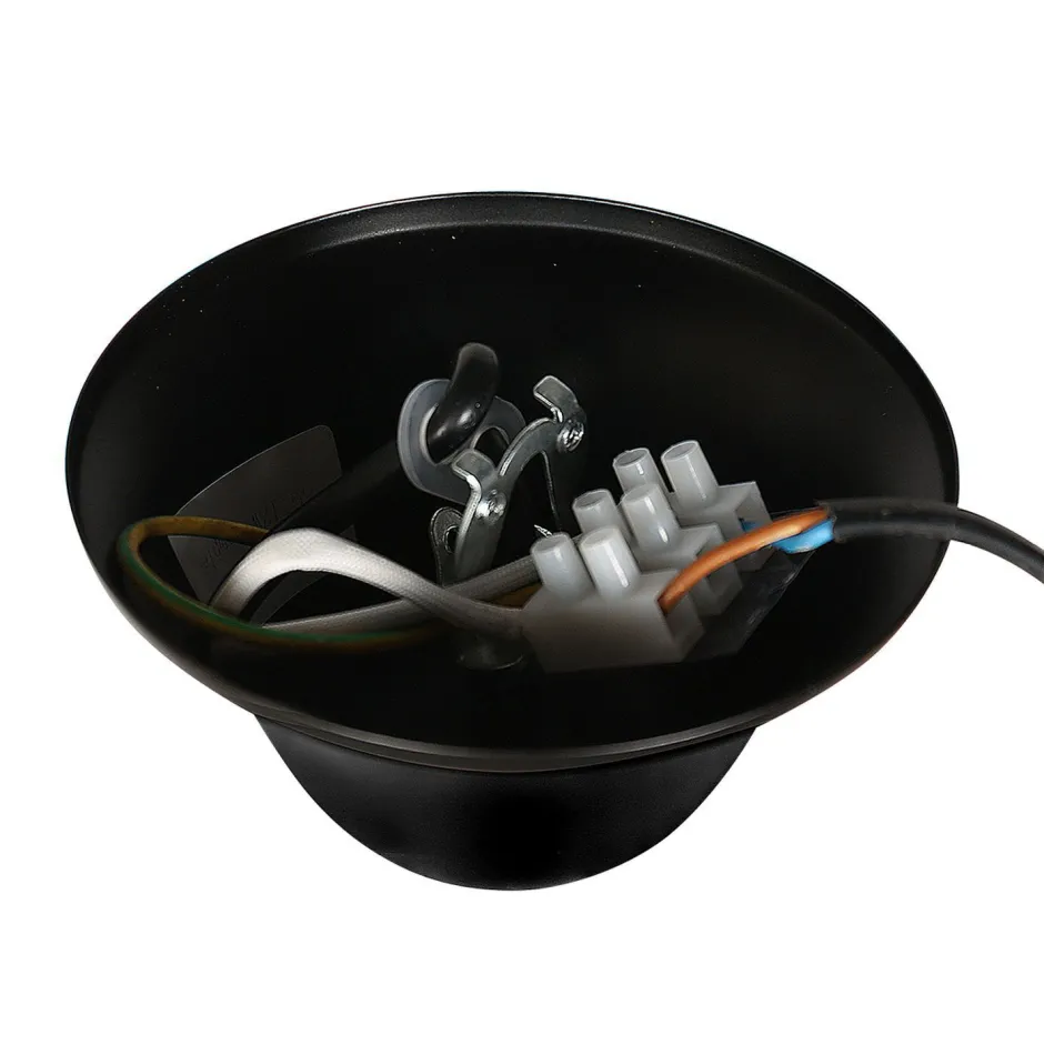 Steinhauer Pendelleuchte Glas Metall Schwarz Rauchgrau B:31 cm E14< Hängelampen|Bürolampen