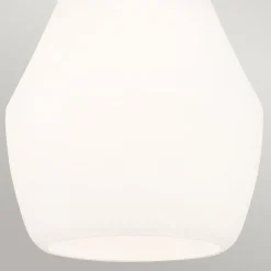 Elstead Pendelleuchte Glasschirm schmal Ø 17,8 cm H: max. 144,5 cm E27< Wohnzimmerlampen|Metall Lampen